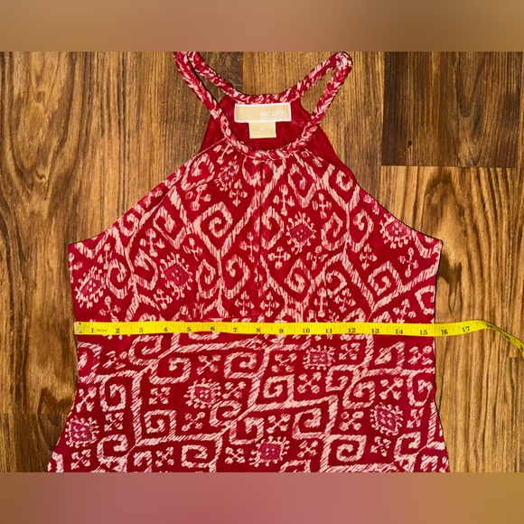 MICHAEL KORS Red Silk Halter Top size 8 - Picture 11 of 14